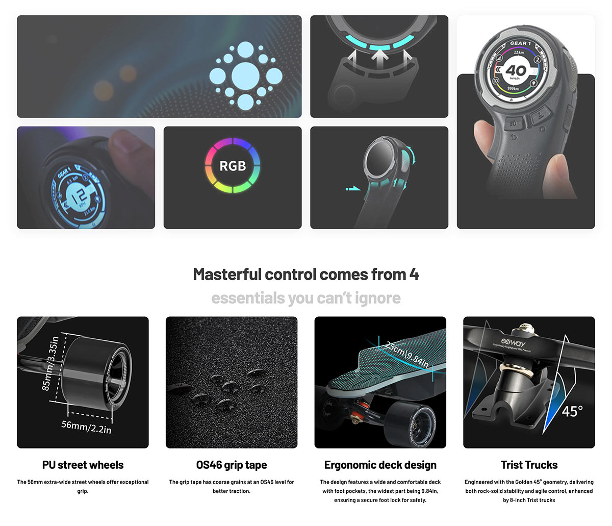 Exway Flex Pro v3 specs