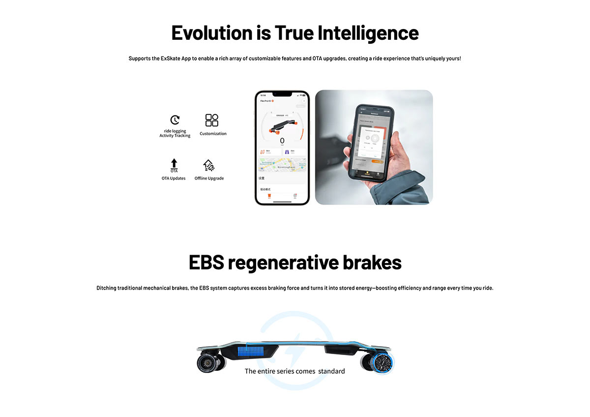 Exway Flex Pro v3 specs