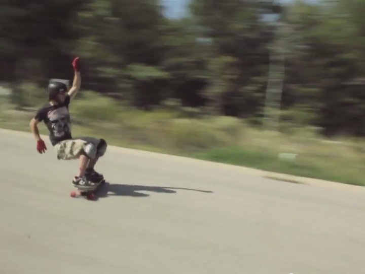 Nytt världsrekord i längsta standup-slide (heelside)!!