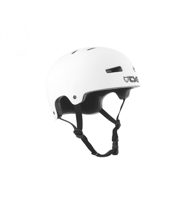 TSG helmet evolution satin white helmet