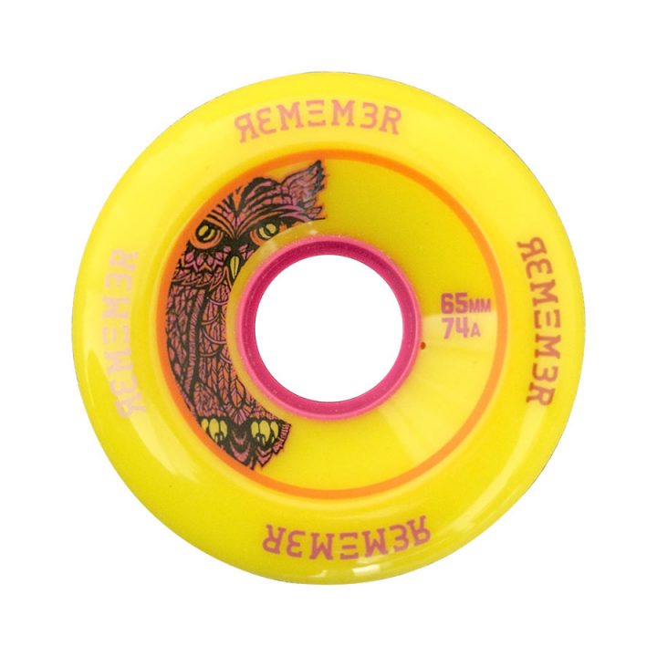 Remember Yellow Lil' Hoots 65mm 74a