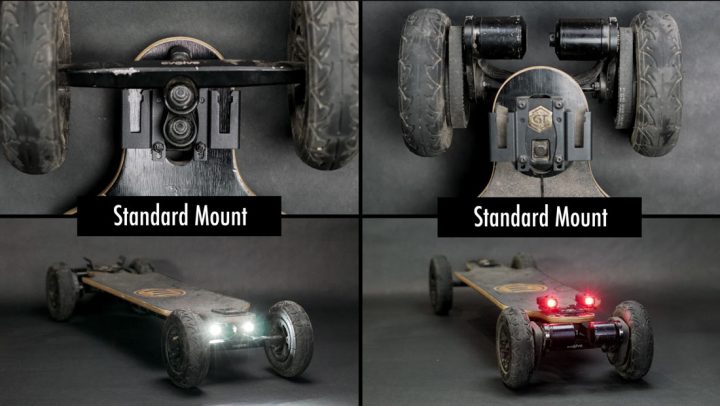 Shred lights - Mounting options