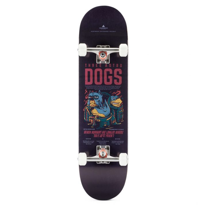 Heartwood Skateboards - Astro Dogs 8.0" complete