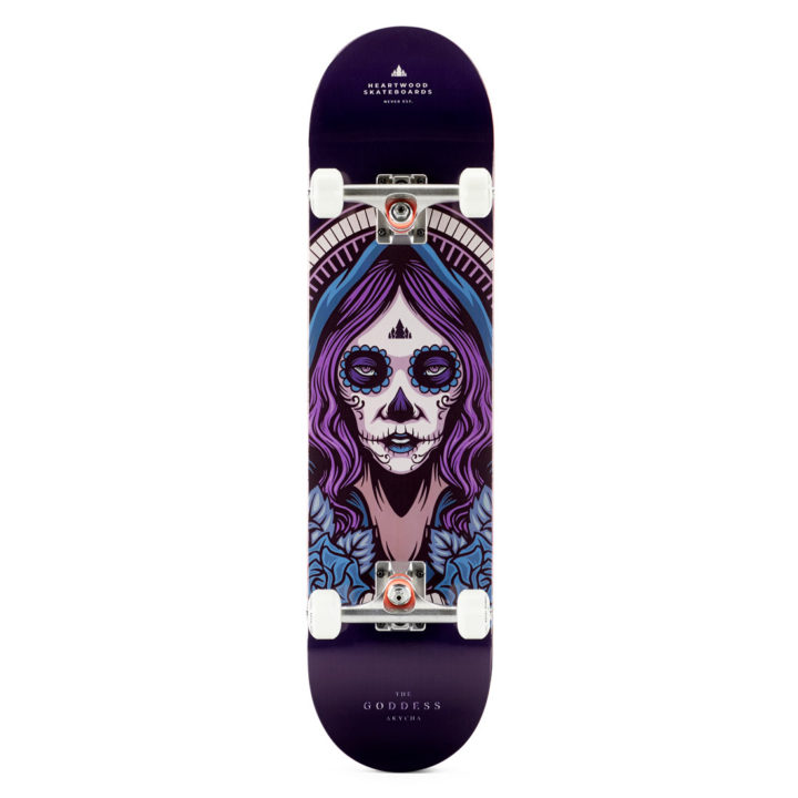Skateboard Goddess Heartwood - Akycha 7.75 "completo