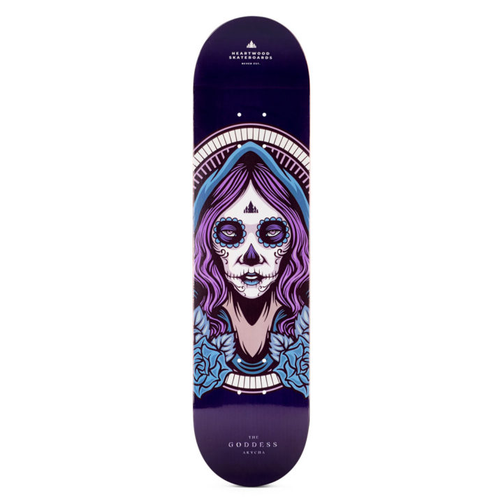 Heartwood Skateboards Goddess - Akycha 7.75" deck