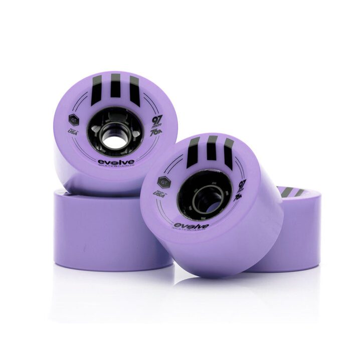 Roues Evolve Skateboards 97mm Violet 76a