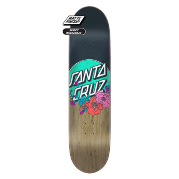 Santa Cruz - Floral dot taper tip skateboard 8.25"