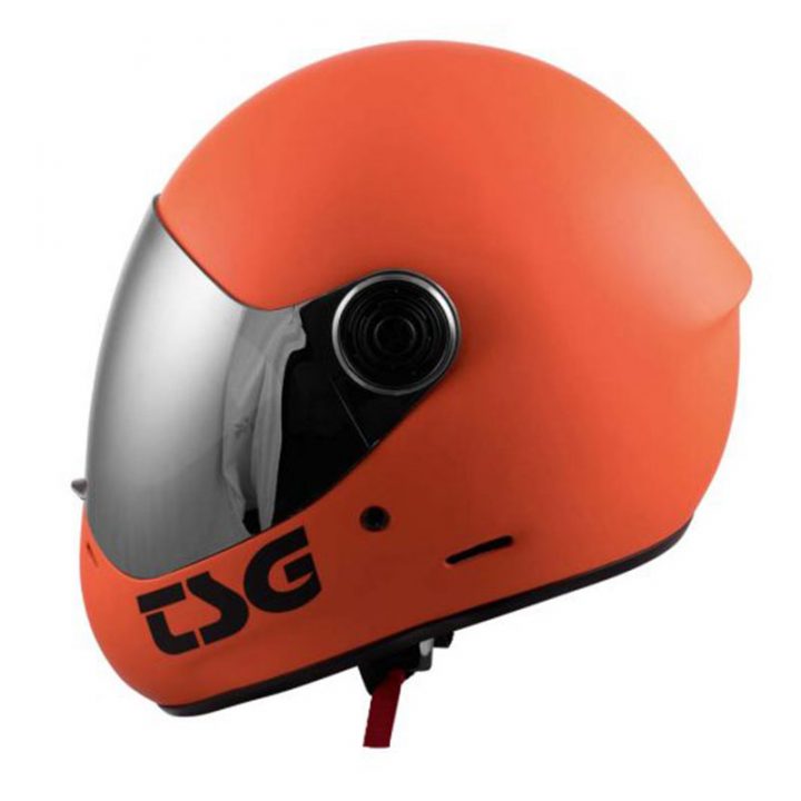 TSG Pass Helmet Matte Orange left