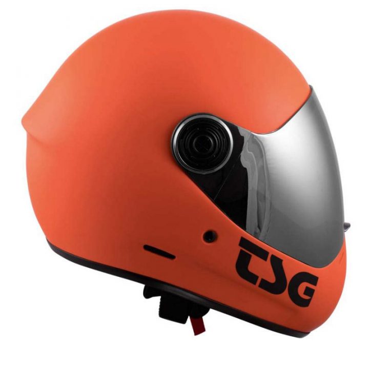 TSG Pass Hjelm Mat Orange højre