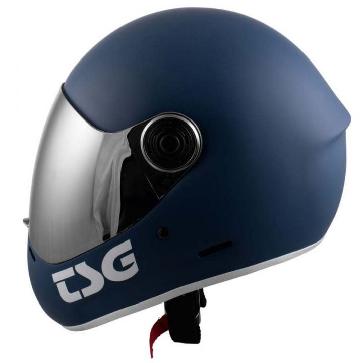 TSG Pass Helmet Matte Blue Left