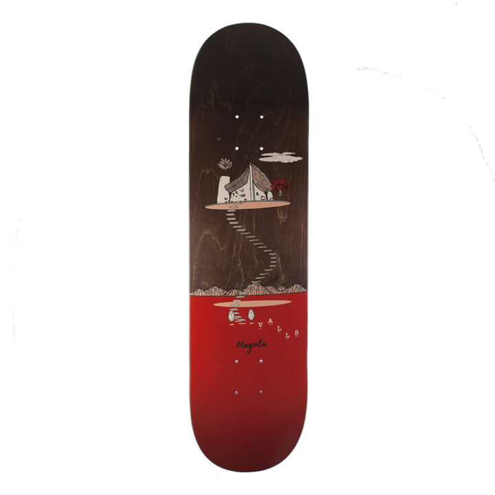 Magenta skateboards leo valls landscape series 8.0"