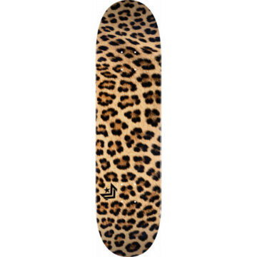 mini logo skate deck leopard fur 7.75"