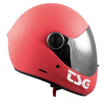 TSG Pass helmet Matte Fiery side