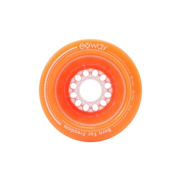 exway street wheels 90mm 76a orange