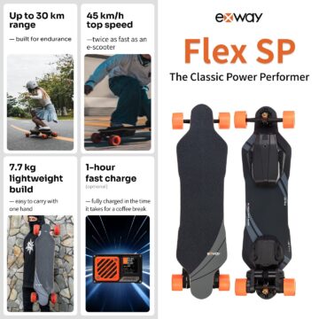 Exway Flex SP Series electric skateboard