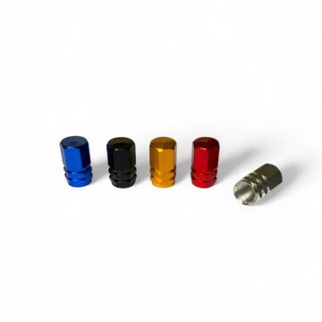 Valve Caps Aluminium Ventilknoppar blandade färger